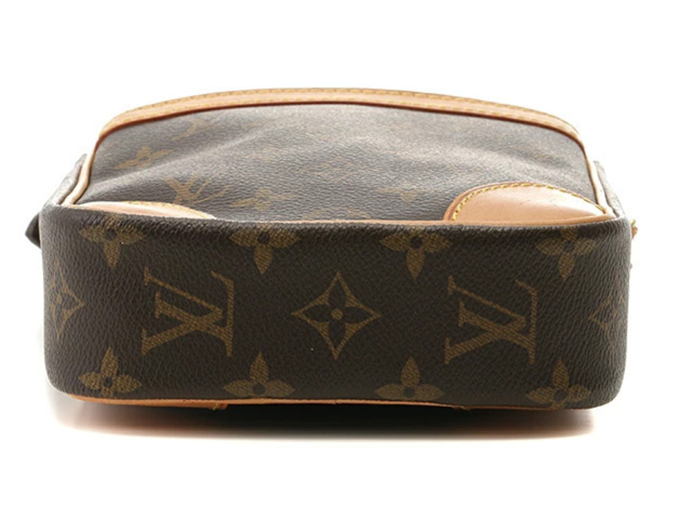 Louis Vuitton Danube Monogram Shoulder Bag Brown